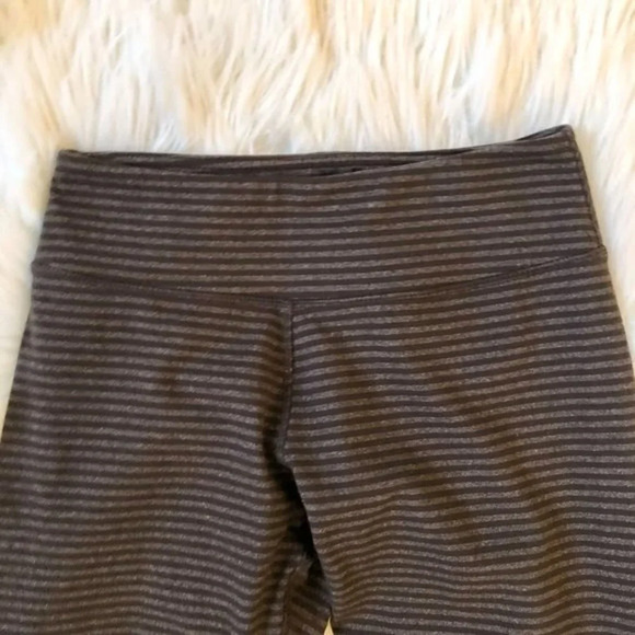 Kyodan Brown Heathered Stripe Full Length Leggings XS Athletic - Picture 2 of 6